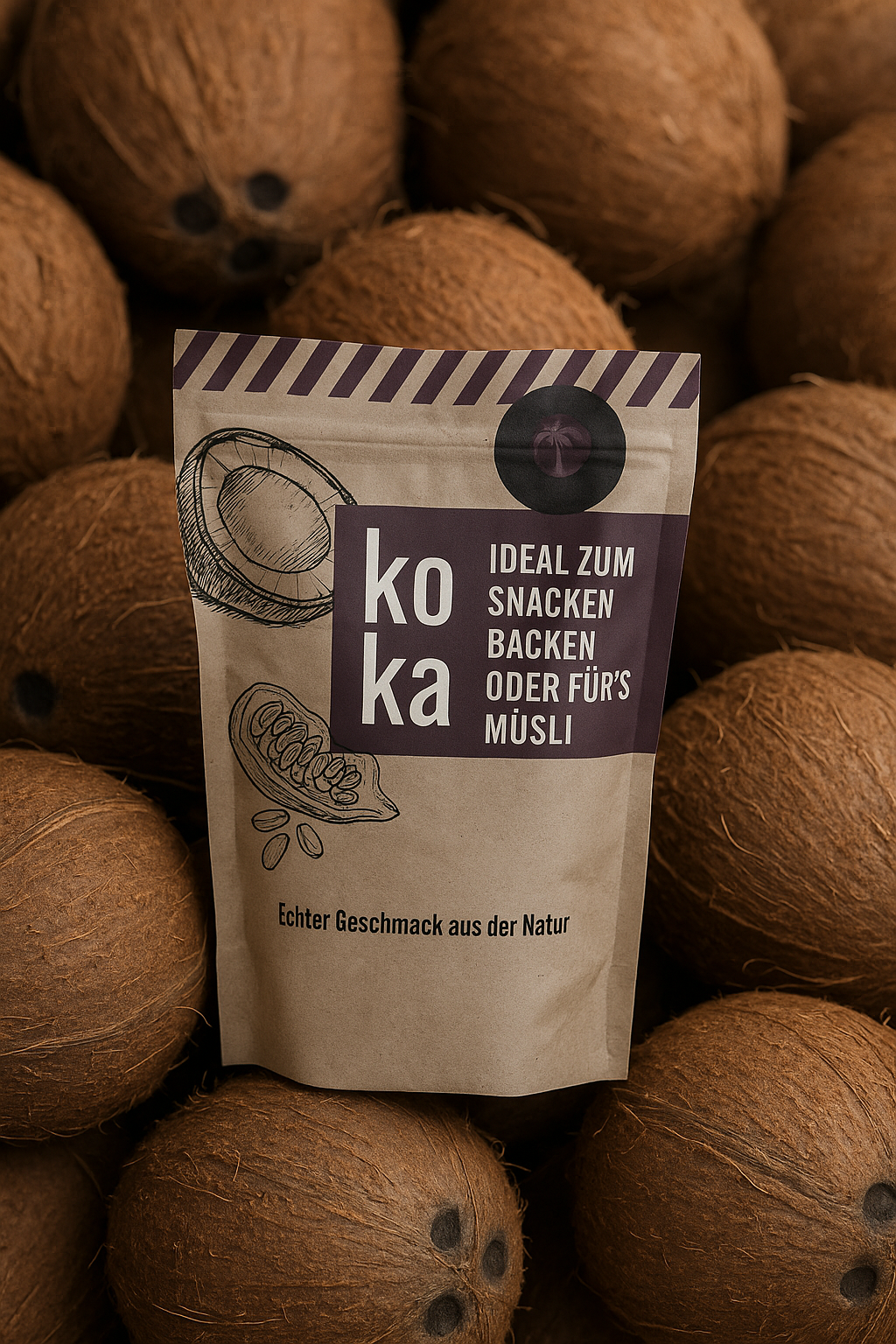 Kokoschips mit Kakao