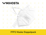 FFP2 Atemschutzmaske 2 Stück EU CE 0598 Zertifiziert
