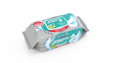 Ultra compact Hygiene Reinigungstücher antibakteriell 100er Pack